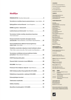 eHaava 3 / 2025 - sisällys